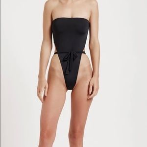 Myra Swim Black One-piece NWT